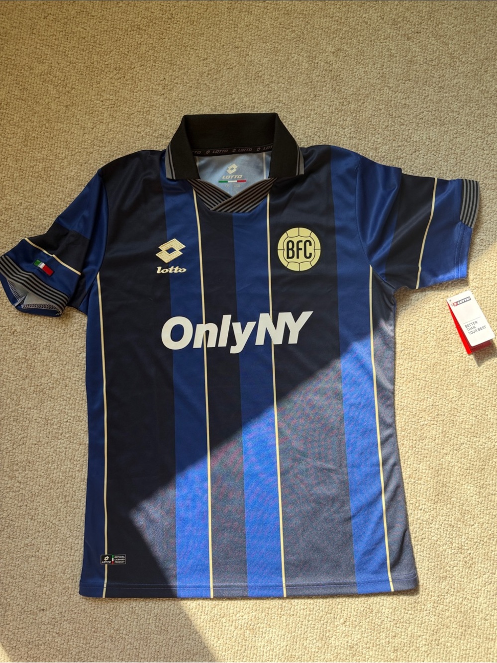 LOTTO Only NY + Bowery Football Club jersey - Picture 2 of 7